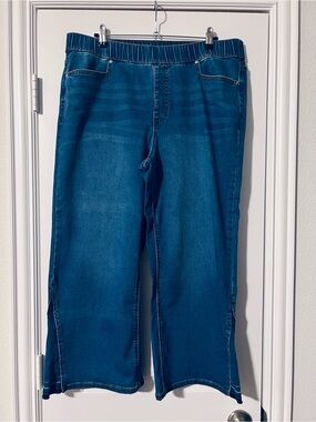 Isaac Mizrahi Wide Leg Jeans